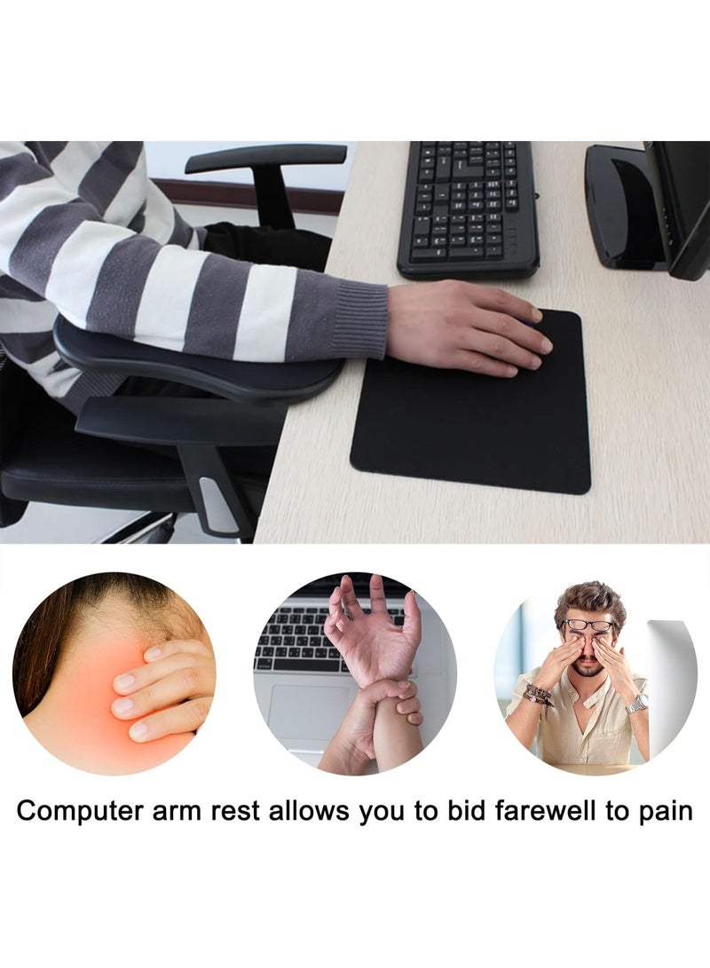 Ergonomic Adjustable Computer Desk Extender, Computer Armrest Wrist Rest, Keyboard Wrist Rest Mouse Pad Wrist Support for Home Office Computer Laptop Work - Image 5